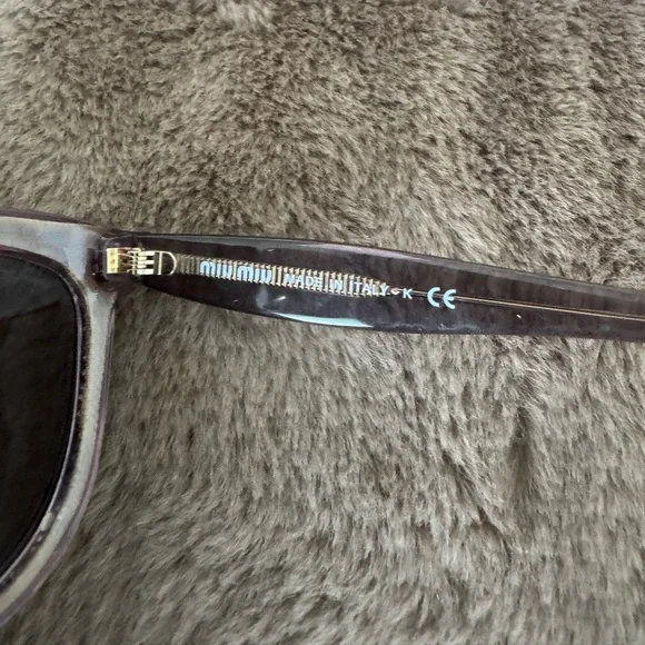 Miu Miu MU03TS Pink Purple Glitter Sunglasses - Picture 6 of 11